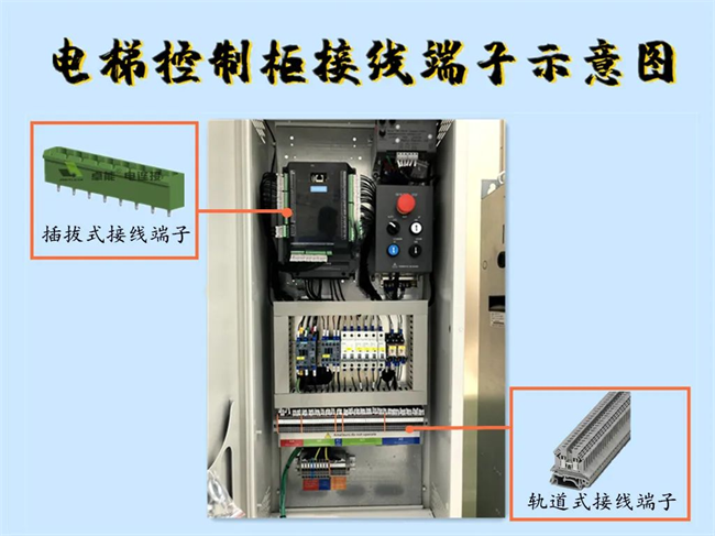 電梯控制柜接線端子示意圖